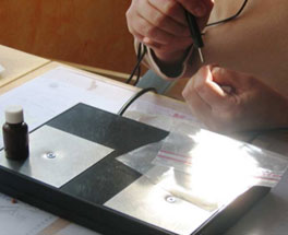 Erfolgreiches Arbeiten mit dem Syncrometer erfordert viel Geduld, Ausdauer und Training. alt